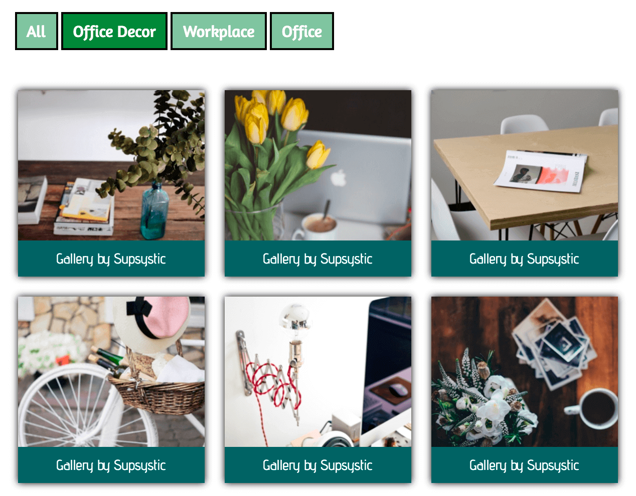 Categories example in WordPress Photo Gallery plugin Categories example in WordPress Photo Gallery plugin