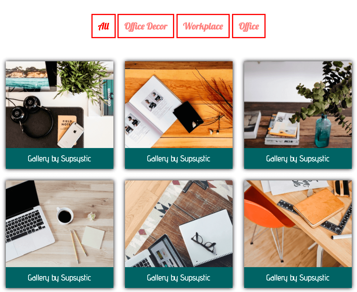 Categories in Photo Gallery plugin Categories in Photo Gallery plugin