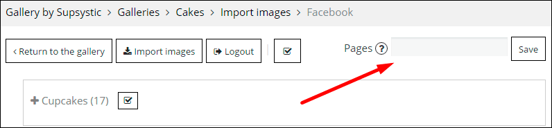 Facebook pages in WordPRess Photo Gallery Facebook pages in WordPRess Photo Gallery