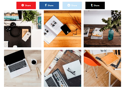 Social Share in Gallery plugin Social Share in Gallery plugin