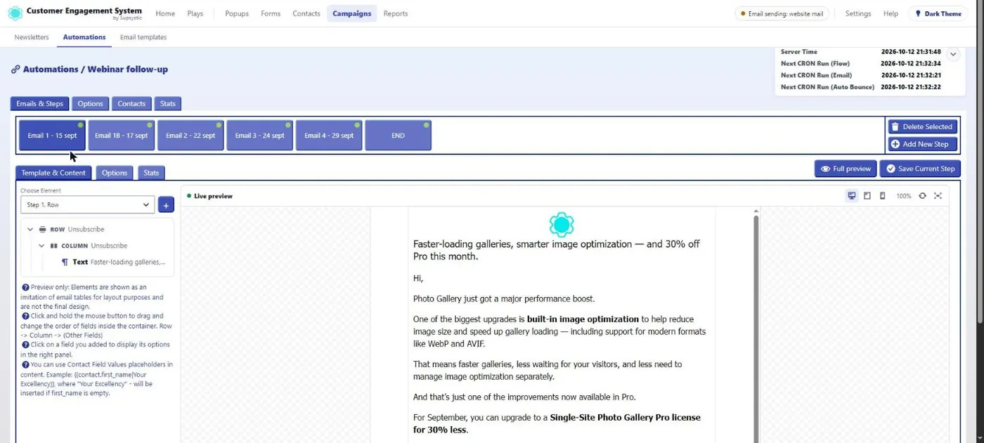 CES: Write emails visually