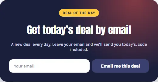 Daily Deal Box form template