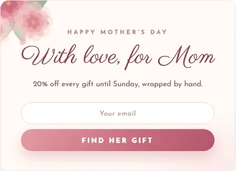 Mothers Day Watercolor Peonies form template