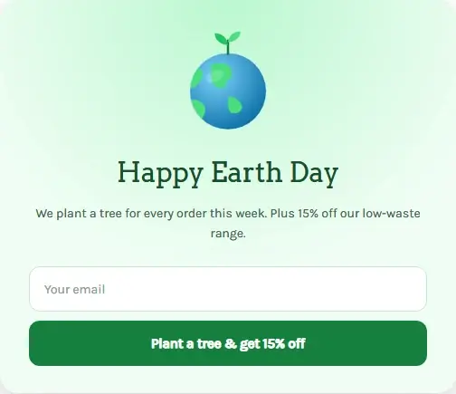 Earth Day Globe form template