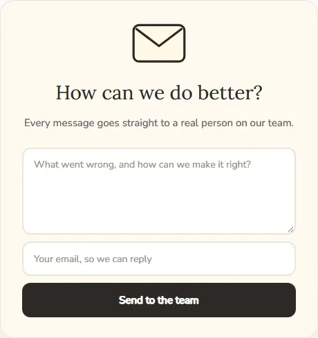 Review Request Stars form template