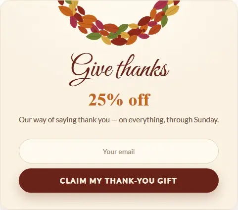 Thanksgiving Harvest Wreath form template