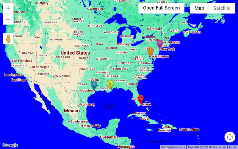Google Maps Easy example: Linked Markers