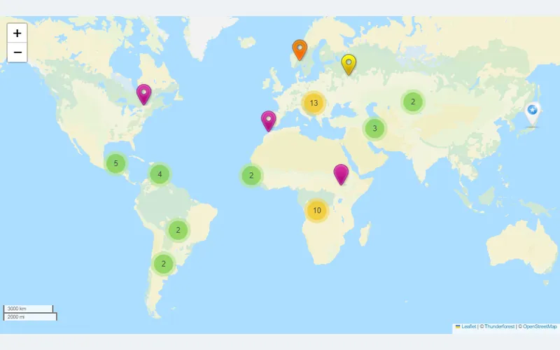 Ultimate Maps example: Clustering