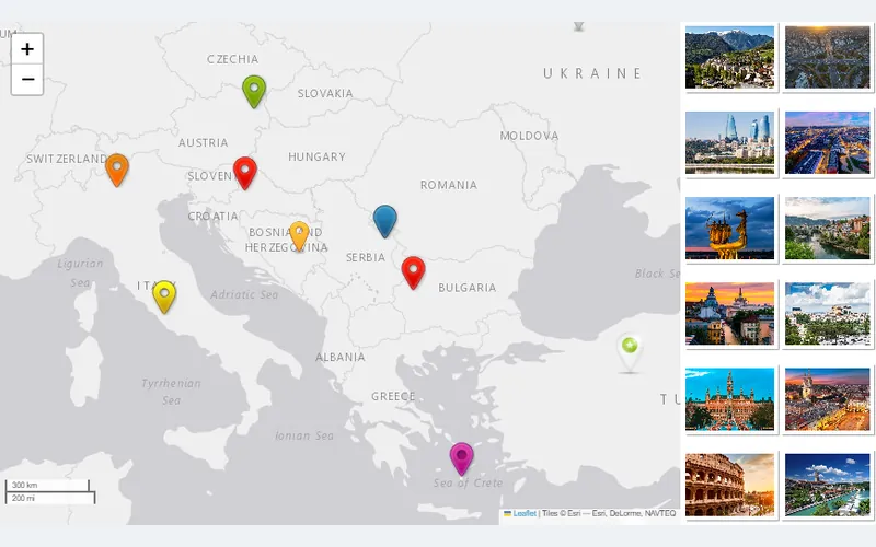 Ultimate Maps example: Exposition Slider