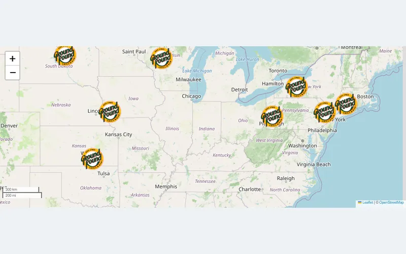 Ultimate Maps example: Linked Markers