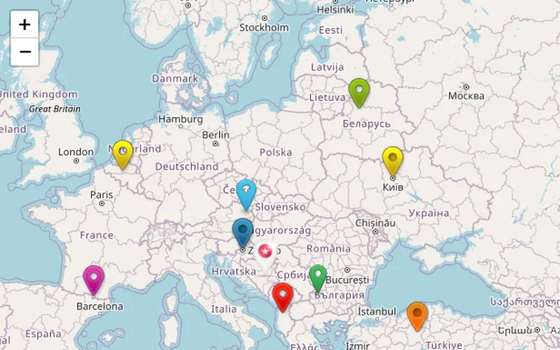Ultimate Maps example: Markers Description