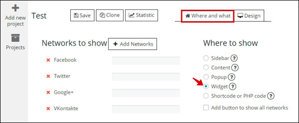 Widget Social Share Buttons by Supsystic