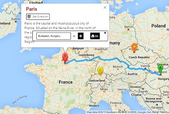 WordPress Google Maps - Get Direction Button