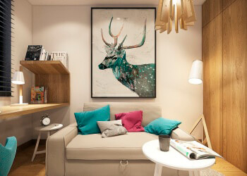colorful-small-home-office-design