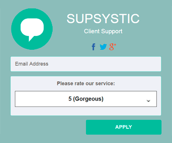 Feedback Form - Contact Form by Supsystic