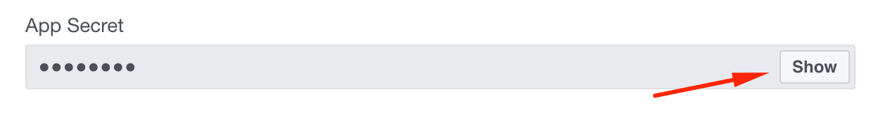 App Secret in Facebook