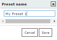 Custom Buttons Preset Name