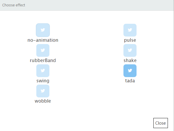 Social Buttons Animation