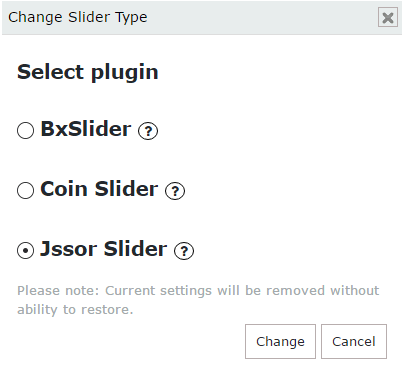 Switch to Jssor Slider