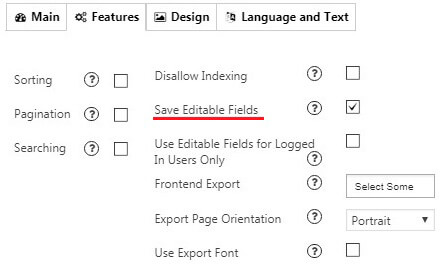 Supsystic Data Tables Save Editable Fields