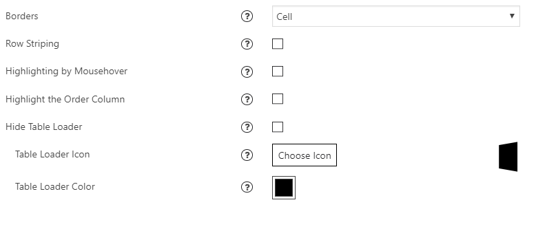appearance tab