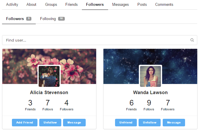 Membership Followers