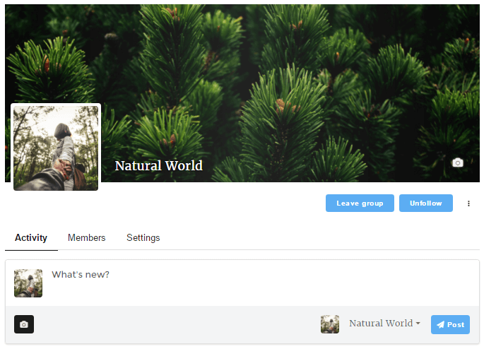 Membership Group Page