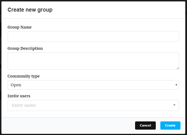 create new membership group