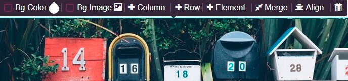 Newsletter Template tab