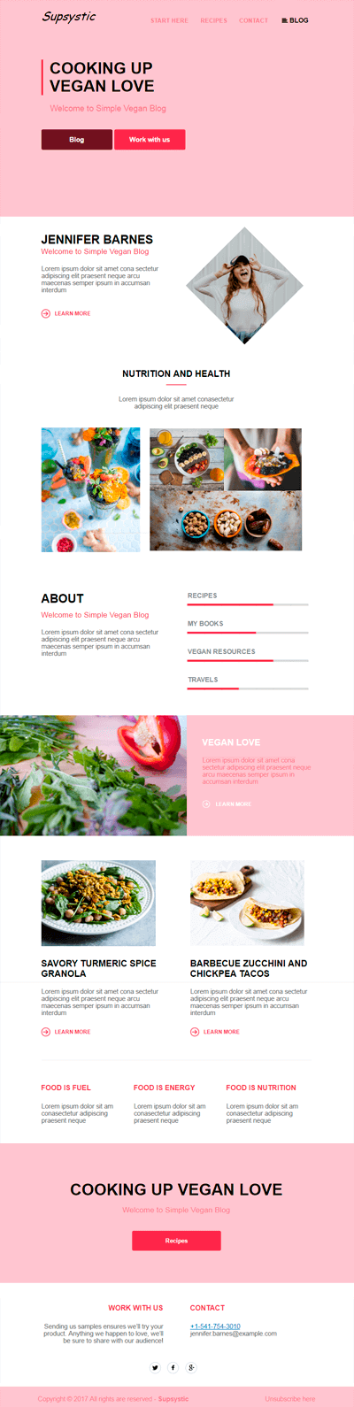 Veggy Newsletter Template