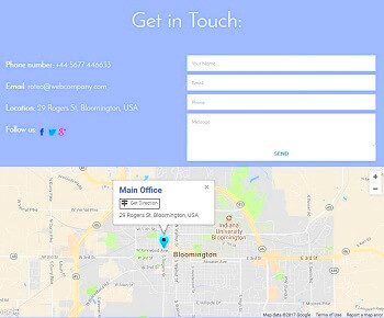 Contact Form with Google Map by Supsystic