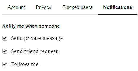 Membership-Notifications-settings