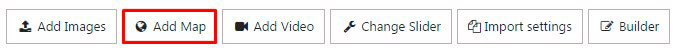 Slider plugin-Add Map button
