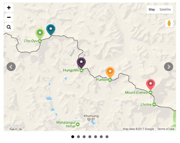 Slider with Google Map
