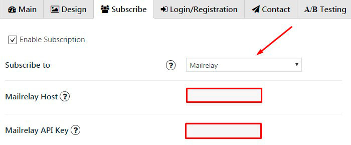 Subscribe to Mailrelay in Popup