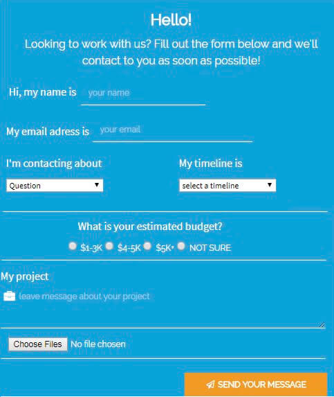 Contact Form by Supsystic
