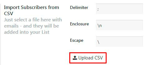 Import Newsletter Subscribers from CSV