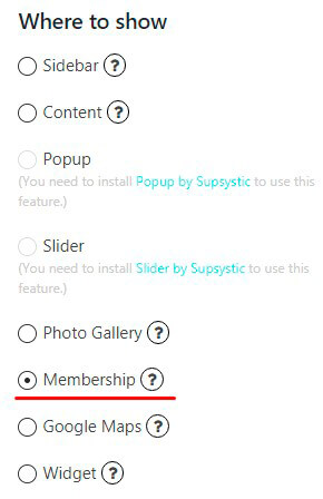 Social Share plugin Membership feature