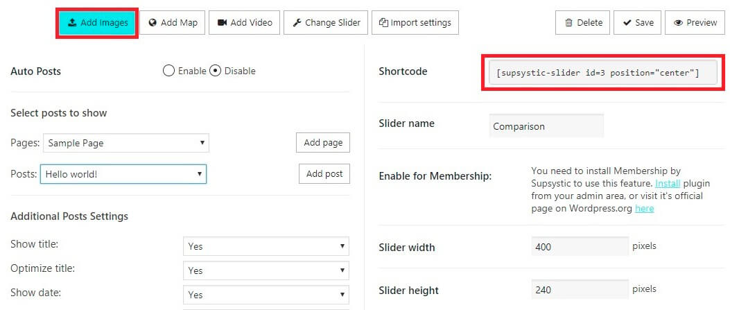 image slider