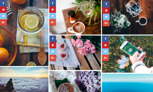 WordPress Gallery - Social Sharing