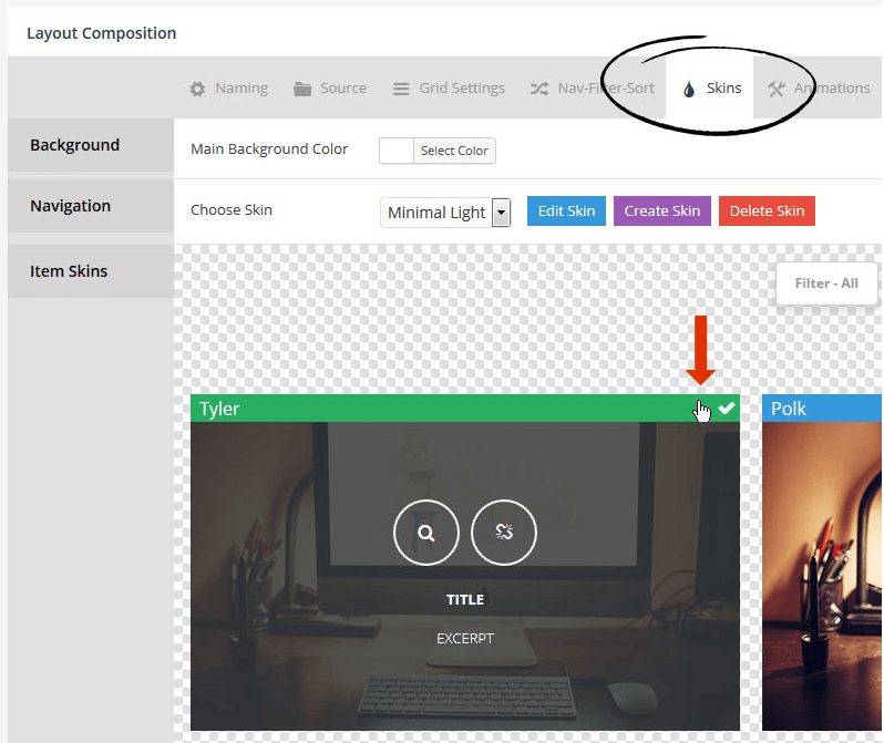 Gallery features essential grid