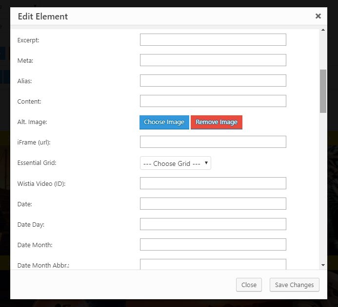 Image features essential grid