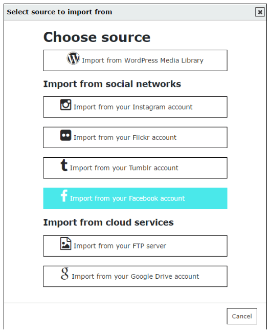 import source