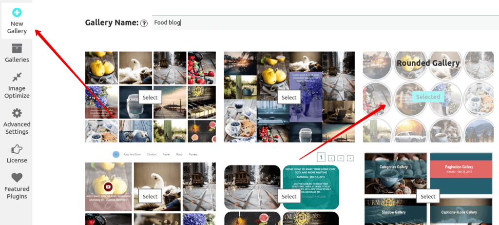 Rounded Gallery