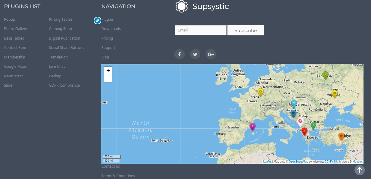 Ultimate Maps widget | Supsystic