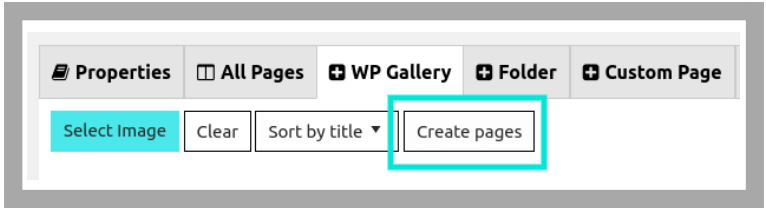 Create pages