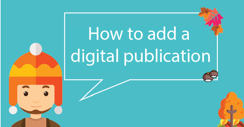 How to add a digital publication