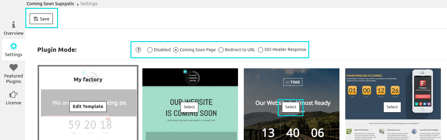 Maintenance Mode / Coming Soon page mode