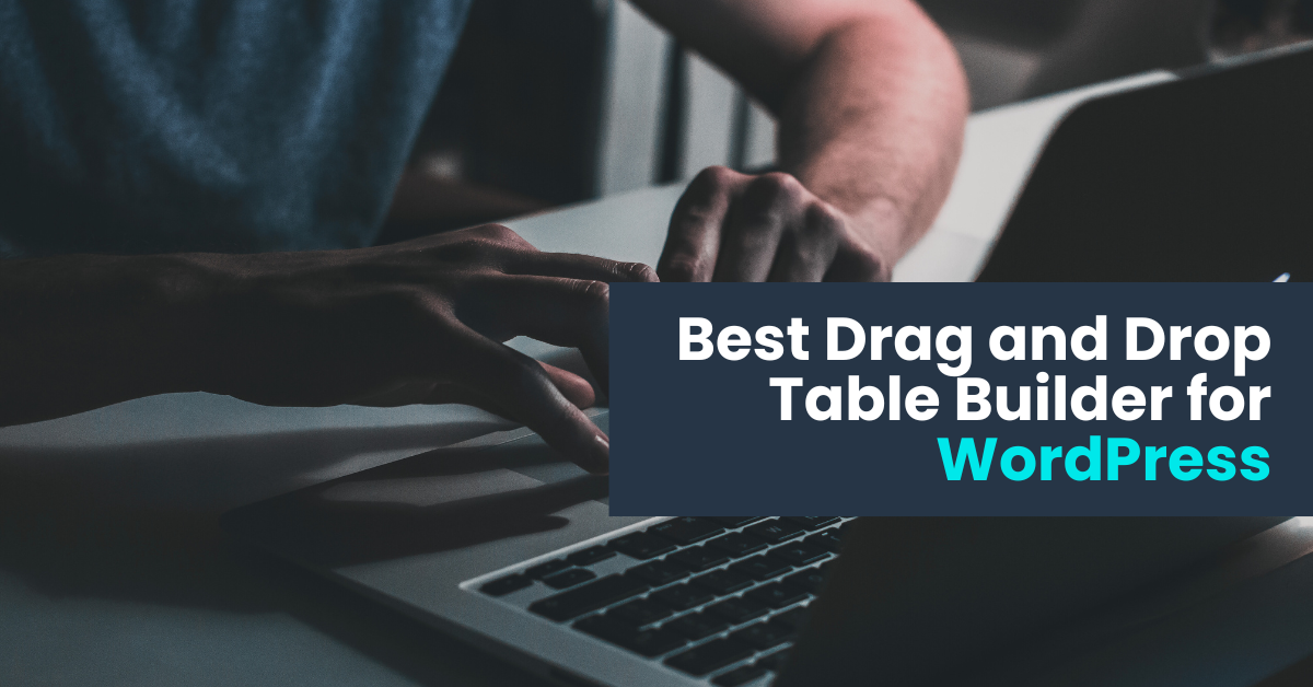 drag and drop table builder