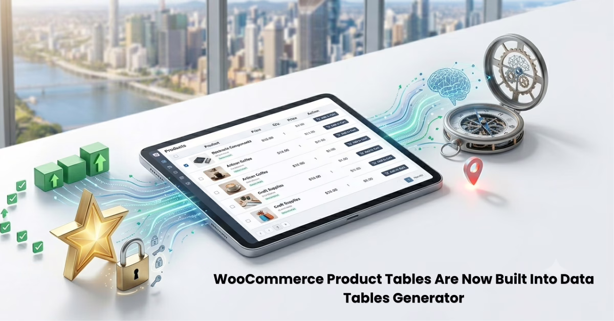 WooCommerce Product Tables Are Now Built Into Data Tables Generator
